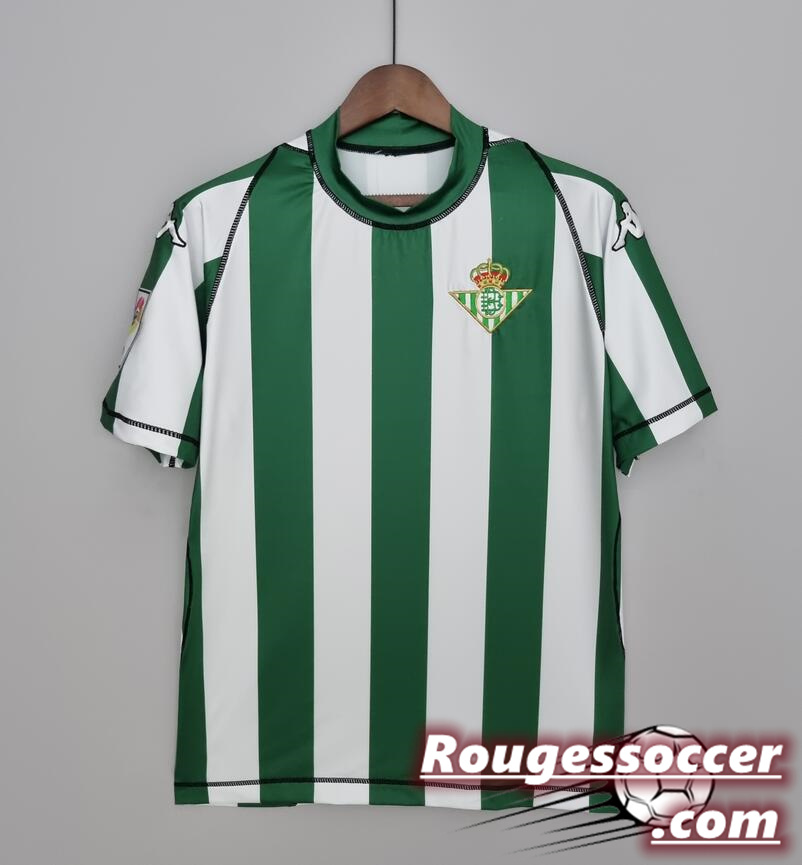 Real Betis Retro Home Kit Soccer Jersey 2003/04